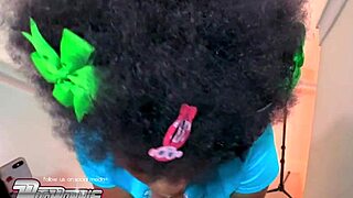 Sloppy wet staircase blowjob from curvy hippie Baltimore girl, so hot!