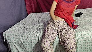 Big boobs desi milf maid, strip for your saheb now!