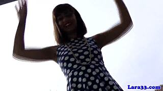 hey babe, watch this glamour milf get fingered by ebony hottie!