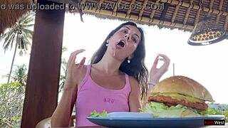 I Asked The Waiter To Cum On My Face In A Public Cafe