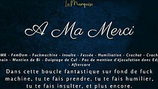 A Ma Merci: French Dirty Talk Joi Femdom Audio