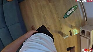 i got excited seeing my stepmother's ass and want to talk on the couch