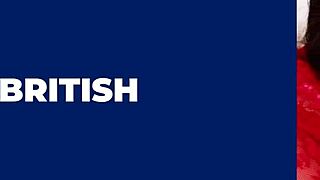 british teen sloppy blowjob & tit wank