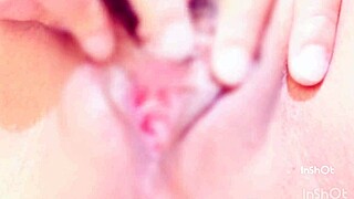 Can you believe this Asian amateur's intense clit massage session on cam?