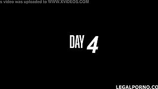 Marco Nero fists shaved pussy in quarantine anal.