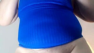 Asian wife with big natural tits masturbates for her husband's friends.