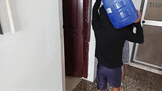 She Gets Fucked by Stranger for Water!