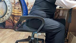 Arab woman so turned on watching porn and touching herself