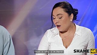 czech boss christina santes caught having wild sex with stranger at work