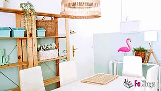 hot damn! curvy milf lucia bianco deflowers 18-year-old boy!