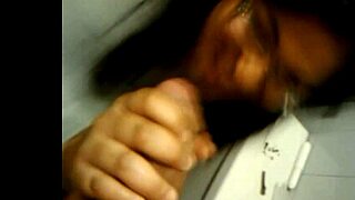 Latina Teen Gives Blowjob To Big Dick