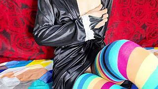 Desi babe rides dick hard in homemade POV