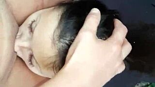 Brunette Lesbian Licks Pussy in Forest Until Orgasm