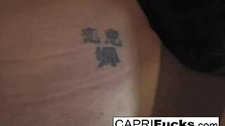 Capri Cavanni toys her wet pussy with amazing big tits