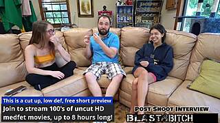 Patient Mira Monroe Sucks Dick Before Getting Fucked Hard