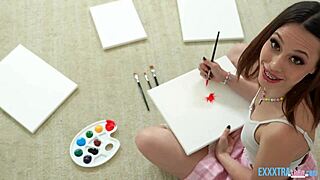 teen beauty laya rae drilled by hung gi joey