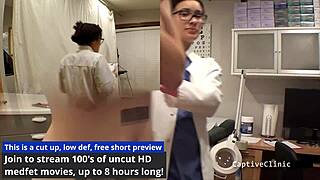 Redhead Donna Leigh Uses Vibrator In Prison Backstage