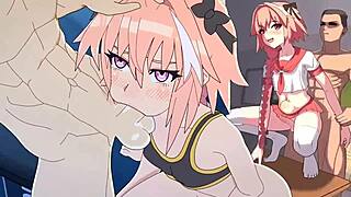 Furry Femboy And Shemale Play With Big Cock