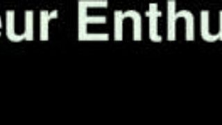 laura bends over in tight dress, showing her wet pussy and getting dirty talk.