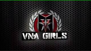 blonde vicky vette and katy hanging out on the couch, chatting before a snack