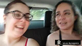 Crazy Car Chat With Natasha Sub
