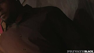 Blonde MILF Flower Tucci tied in dungeon, bent over for big black cock doggystyle and squirting with toys