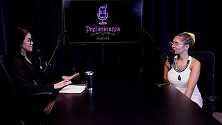 Beautiful Latina Barbara Sol Performs In Her First Successful Show With Toys And Group Action In Sheer Red Outfit