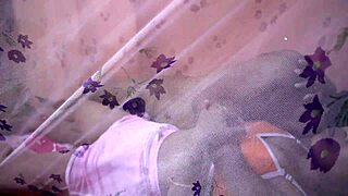 Desi college girl enjoys intense foreplay with boyfriend in hostel