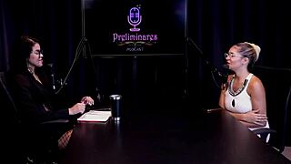 Beautiful Latina Barbara Sol Performs In Her First Successful Show With Toys And Group Action In Sheer Red Outfit