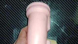 kissy and dolly trio ends with tits fuck