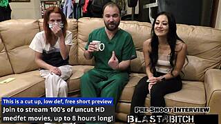 Blaire celeste in nurse roleplay behind the scenes