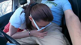 I got fucked hard after a wild car ride!