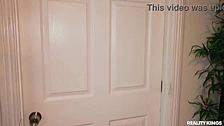 dorm neighbor grabs huge cock in reality kings scene