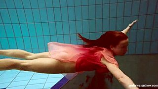 Hot Deniska Naked Underwater in Bikini Scene