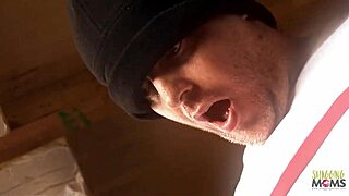 Want to see brunette twins seduce farmer for threesome?