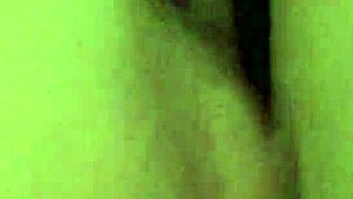 Pierced Pussy Vibrated in Crotchless Panties to Orgasm