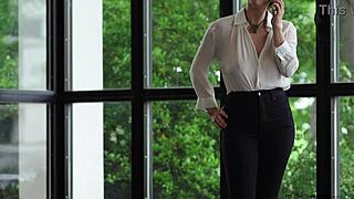 Submissive Business Woman - Exposed In Public!