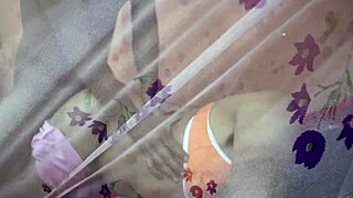 Desi college girl enjoys intense foreplay with boyfriend in hostel