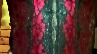 shirley dances sexy in red-black corset lingerie