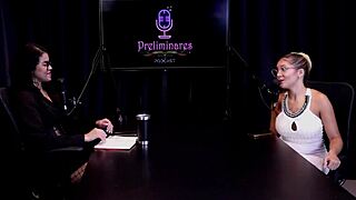 Beautiful Latina Barbara Sol Performs In Her First Successful Show With Toys And Group Action In Sheer Red Outfit