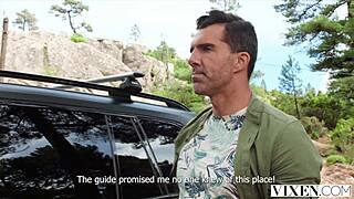 audrey reid, this stunning redhead, gets down for steamy outdoor action in her debut vixen scene.