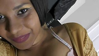 Horny Lily plays stepmom in wild roleplay with intense kisses.