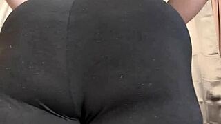 Where does your face fit with my chubby ass in leggings?