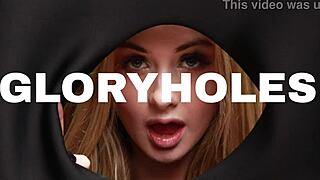 Suck My Cock at the Gloryhole, Says the Redhead Nurse