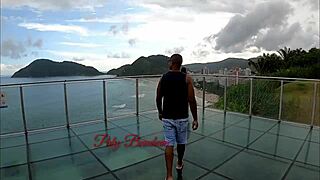 Latina Paty Bumbum can't resist big cock at work