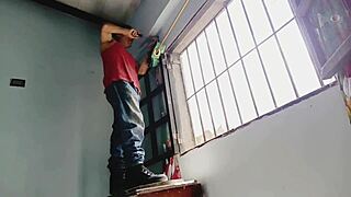 Busty Perverted Boss Seduces Old Employee for Deepthroat and Gaping