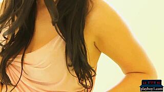 Two Teen 18+ Hotties Get Naked During A Date With Playboy