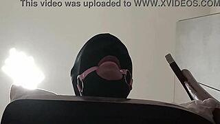 Tied up MILF gets fucked in mouth, pussy, and ass!