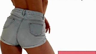 Danish European Slut Shakes Ass In Tight Jeans!