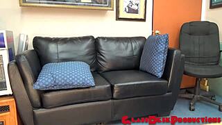 Layla Casting POV: Slut Gagging On Cock